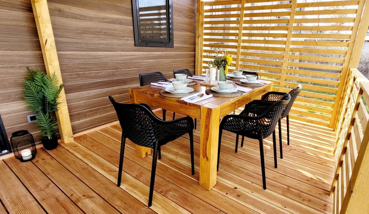 Mobilehome Elena Premium With Pool, Istria بنجول المظهر الخارجي الصورة