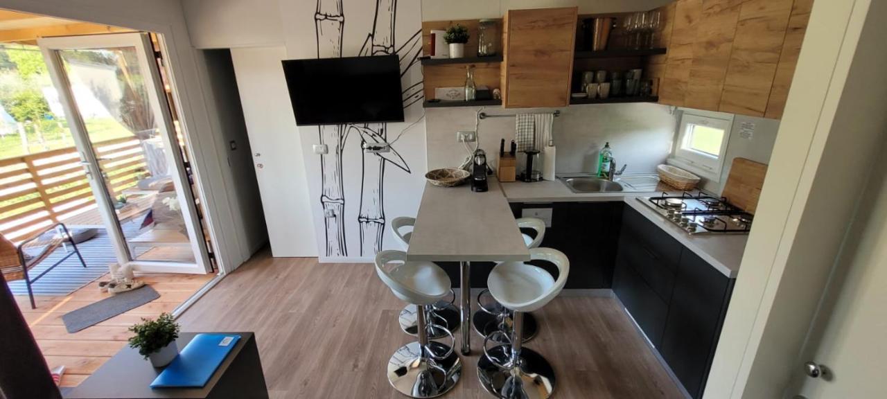 Mobilehome Elena Premium With Pool, Istria بنجول المظهر الخارجي الصورة